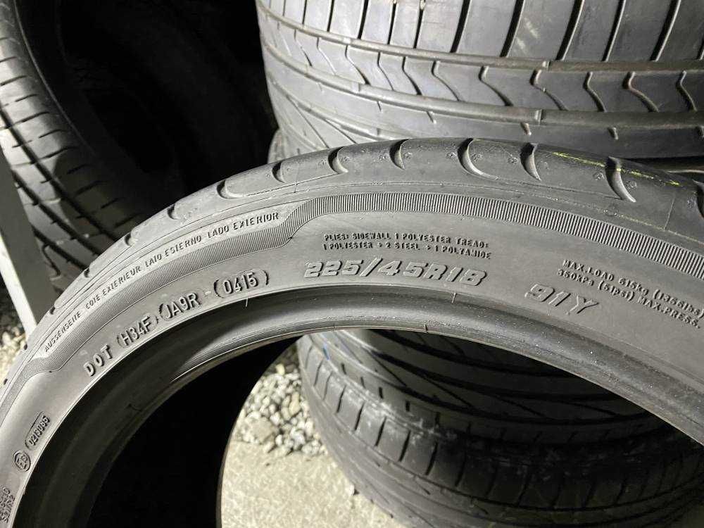 4шт бу літо 225/45/R18 Goodyear Eagle F1 Assimetric 2