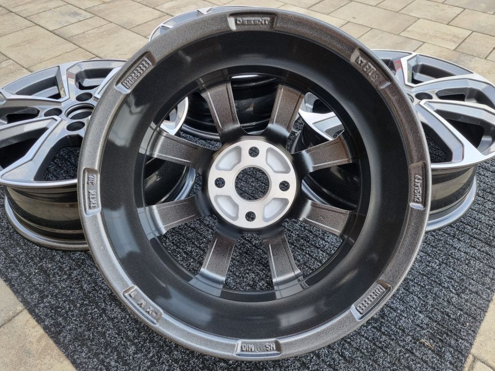 Hyundai 15 " Nowe Felgi alu 4x100 Bayon i10 alufelgi Gunmetal polished
