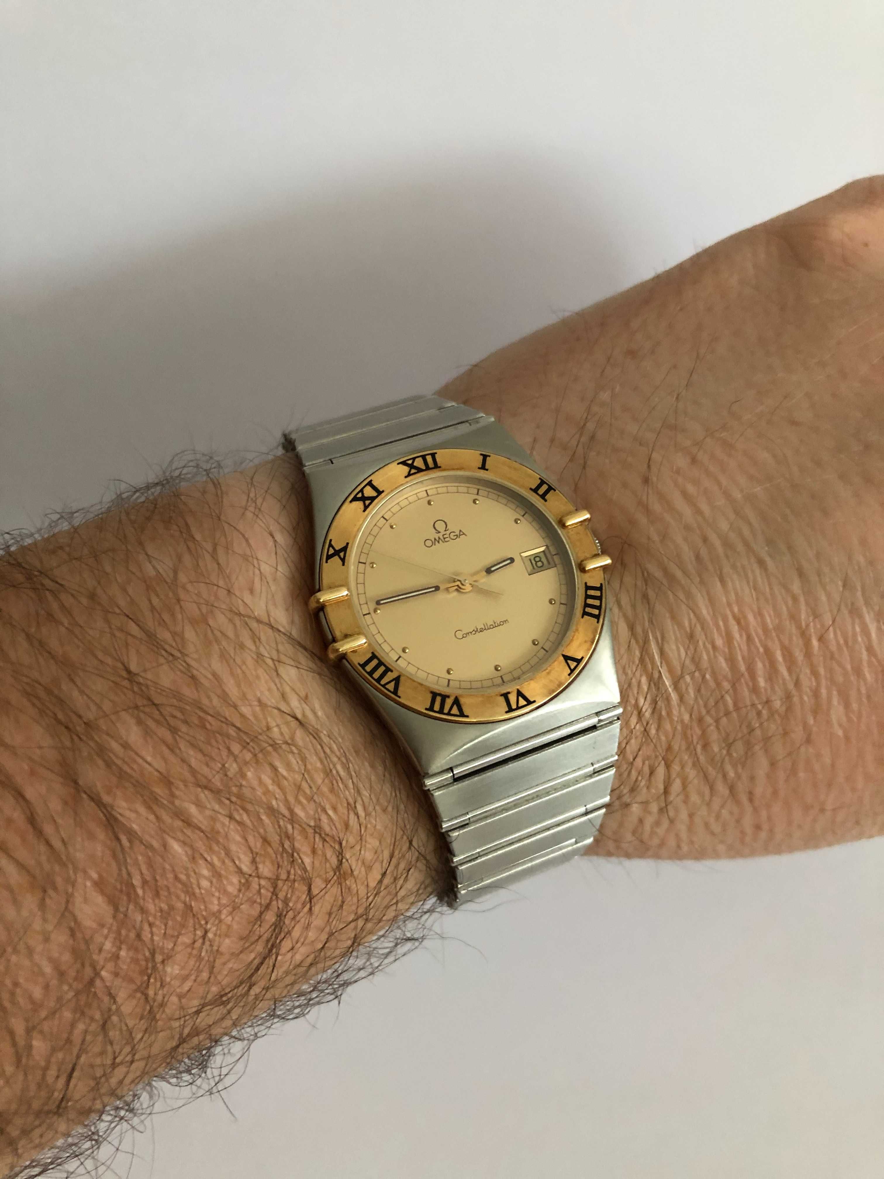 Omega Constellation, Full Set, zegarek męski, TOP