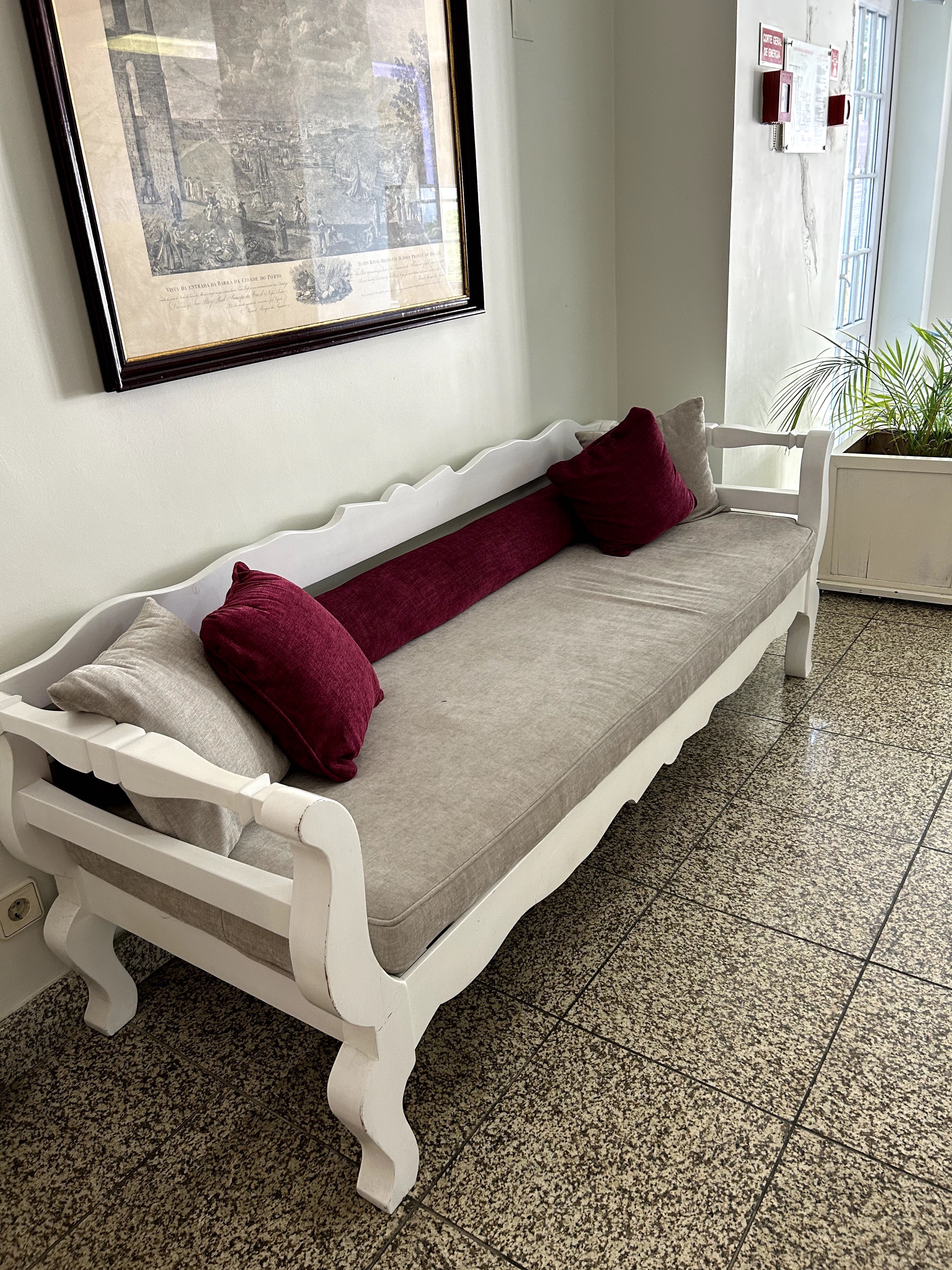 Chaise Longue com almofadas