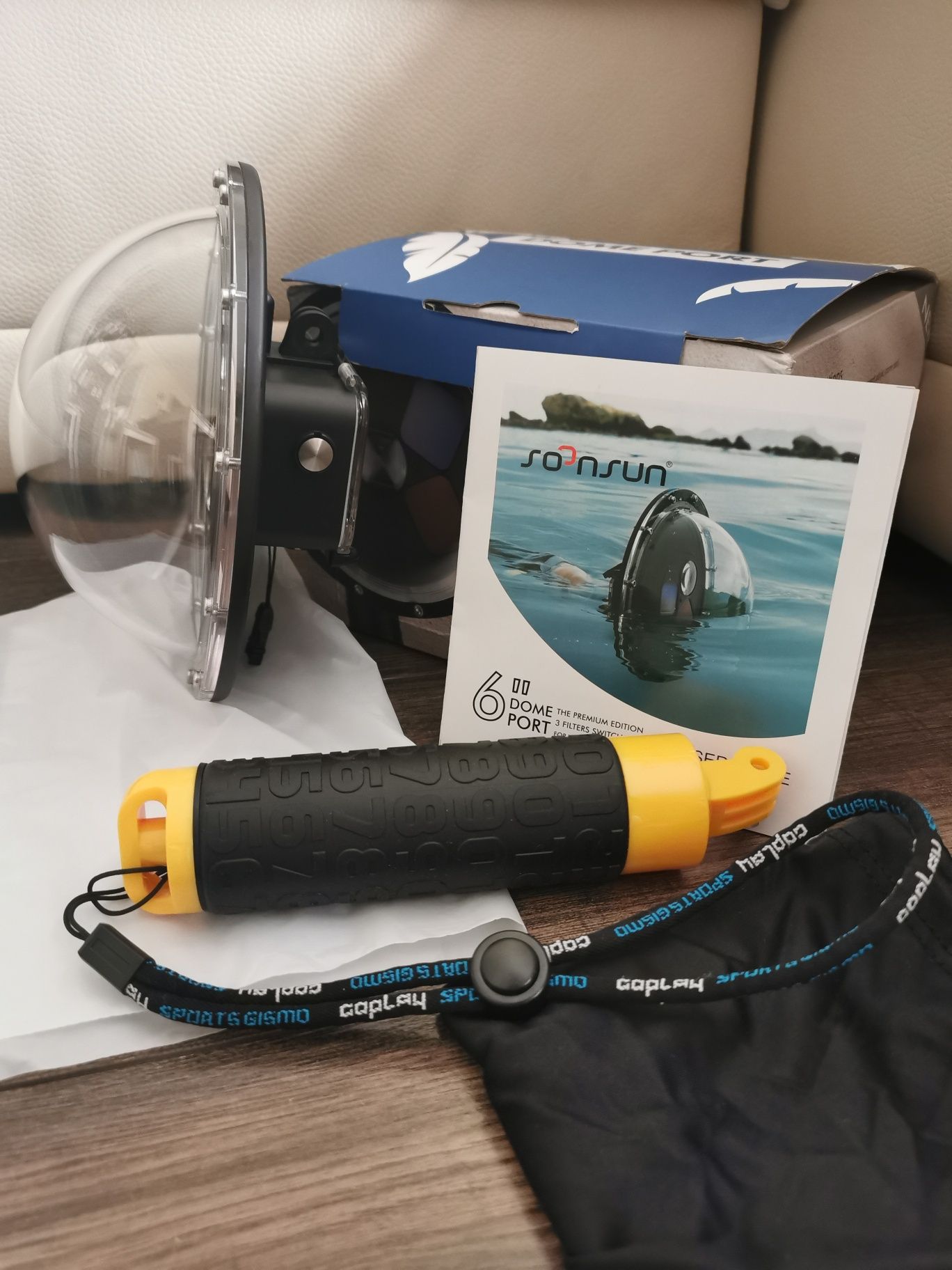 Done Port podwodna obudowa do kamer GoPro 3 filtry