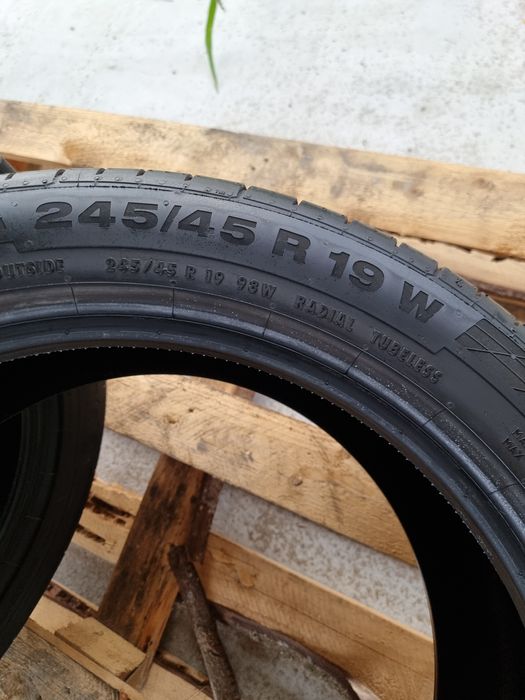 2x Opony letnie 245 45 r19 Continental ContiSportContact 5