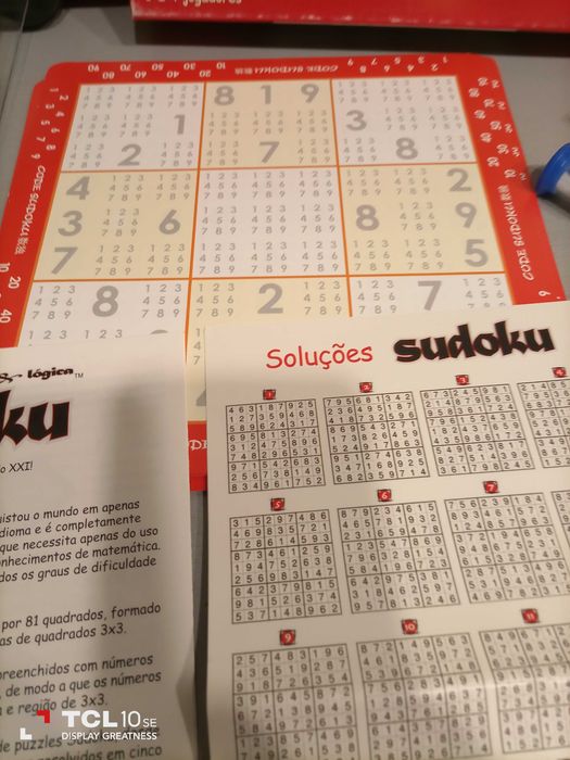 Sudoku jogo de raciocínio e lógica
