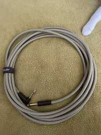 FENDER Deluxe Series 5,5m Instrument Cable Tweed Angled