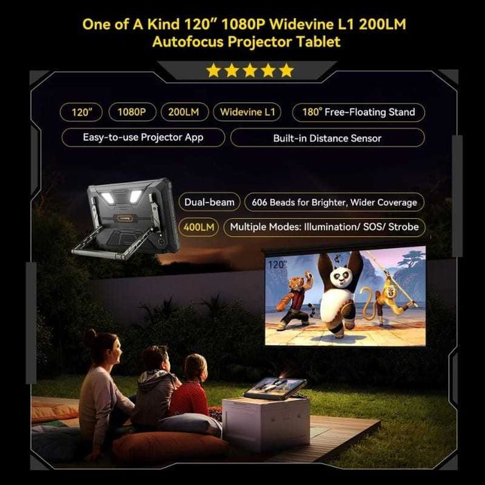 Blackview Active 12 Pro 11" 5G 12GB/256GB IP69K 2.5GHz PROJETOR