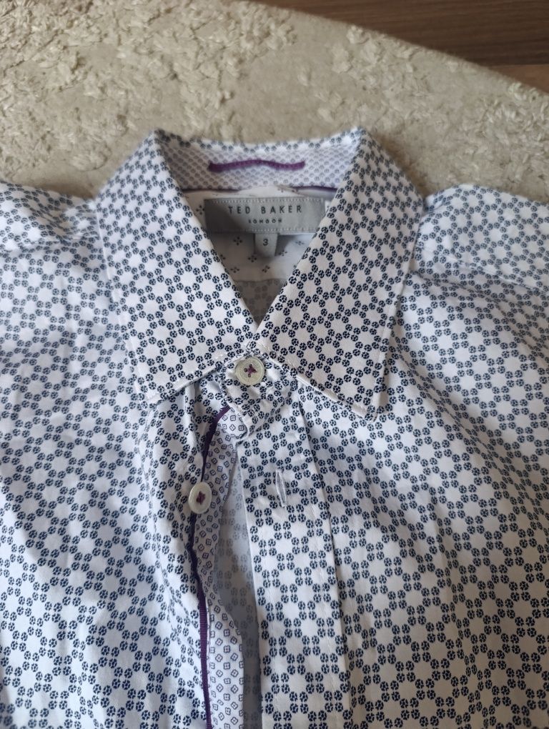 Koszula męska Ted Baker bawełna elegancka xs s