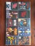 Zestaw 10 dvd z muzyką rockową.