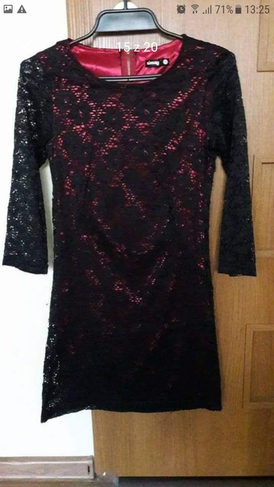 Sukienki z koronki xs Sinsay,Orsay  różowo czarna i zielona