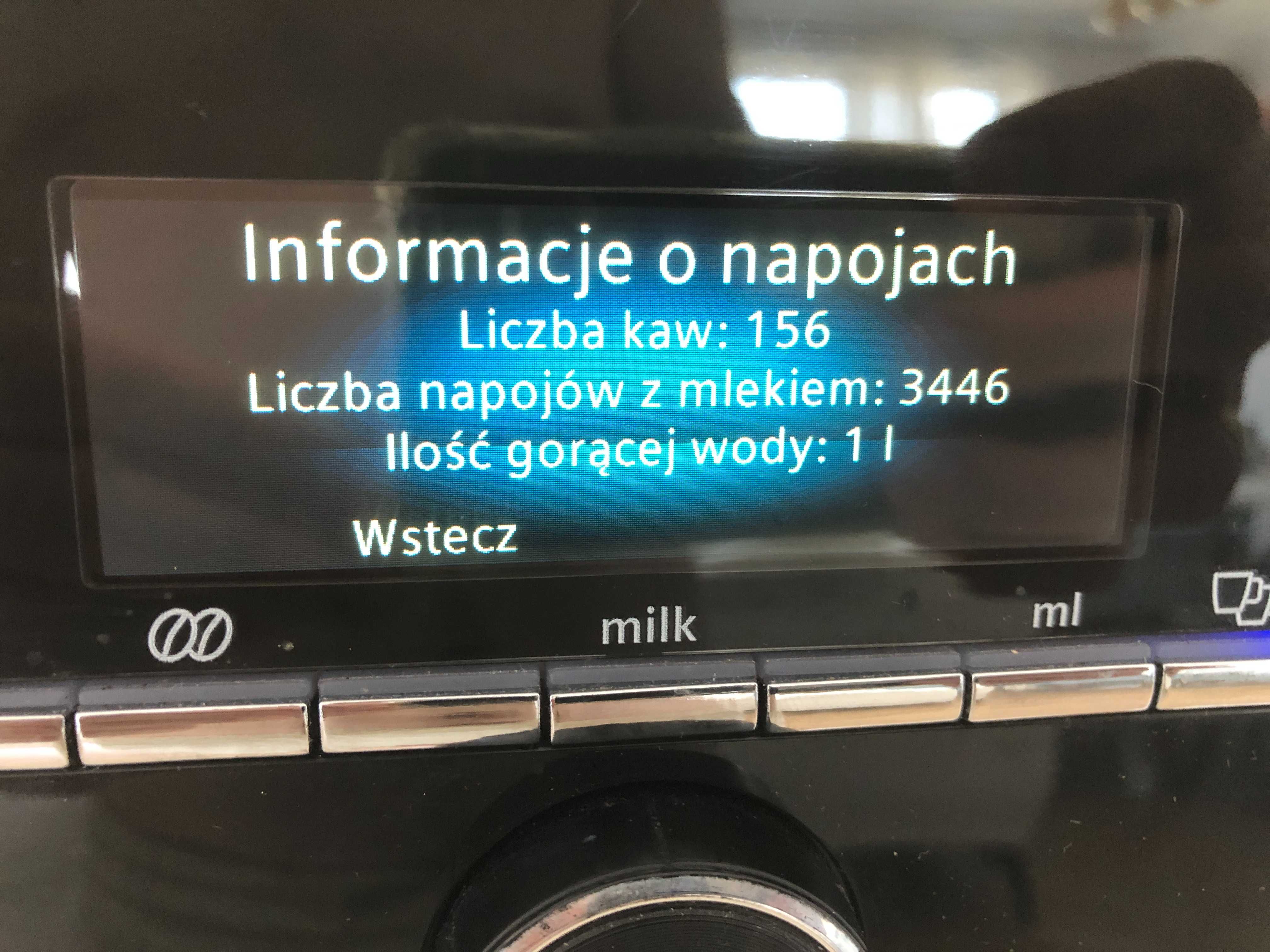 Ekspres Siemens EQ.9 S300 / 2021rok prod. / Polskie menu