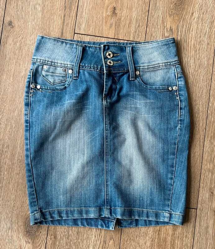 Spódniczka jeansowa mini r. 36