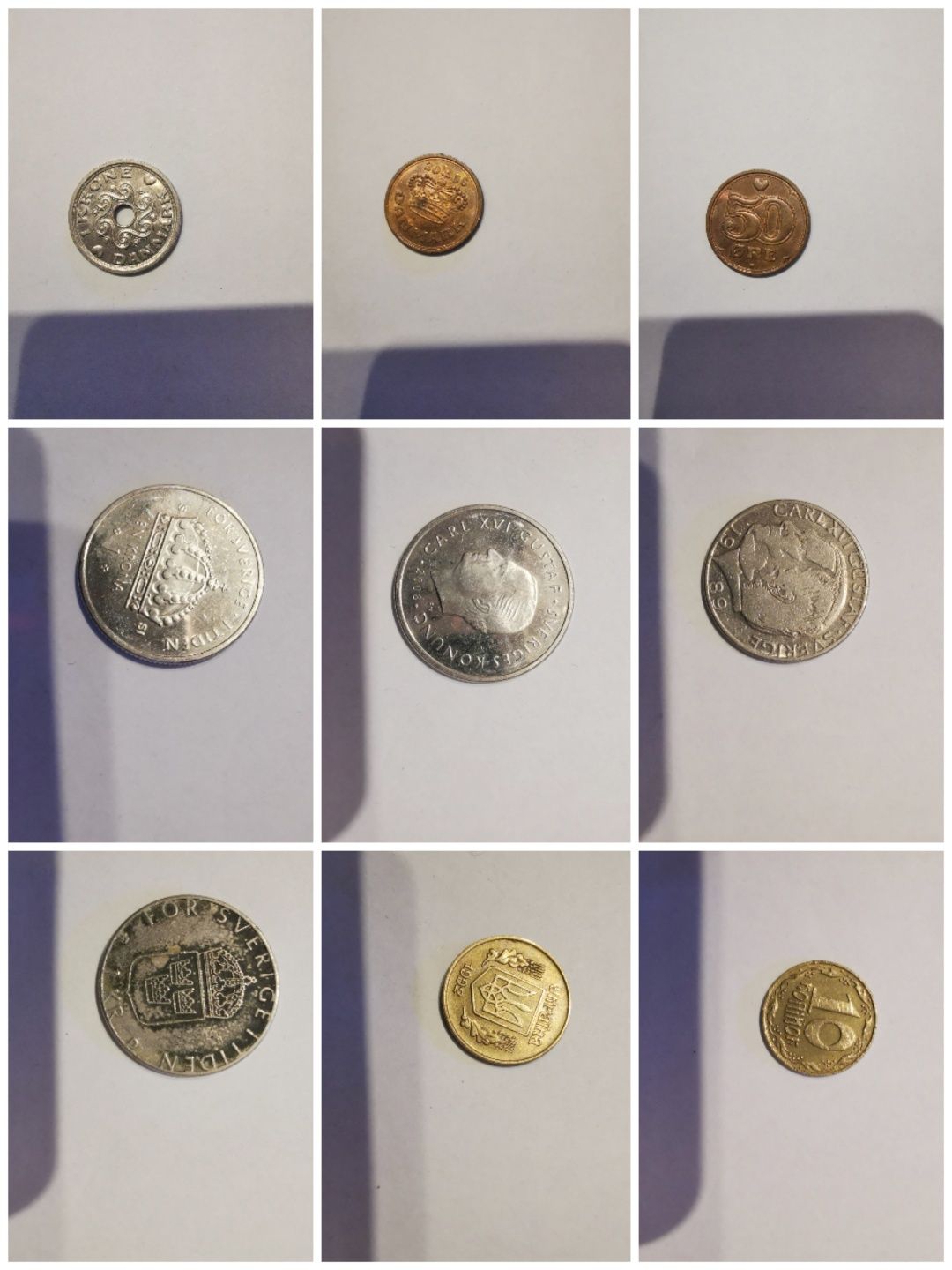 Różne monety i banknoty