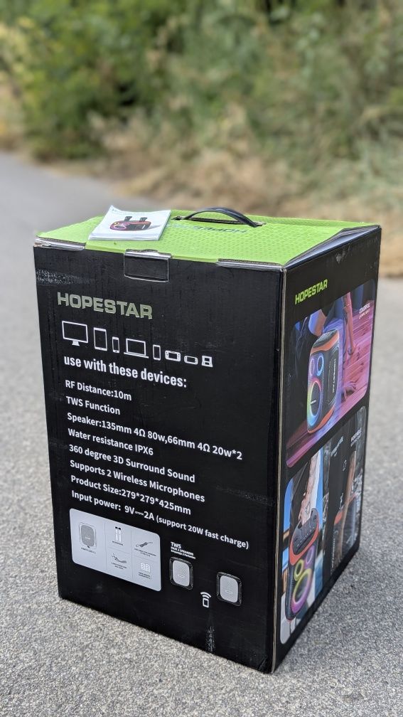 Hopestar Party 130 Блютуз Колонка Концертна Акустика