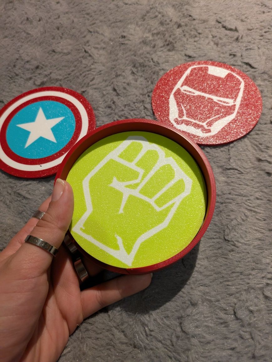 Base para copos - Marvel