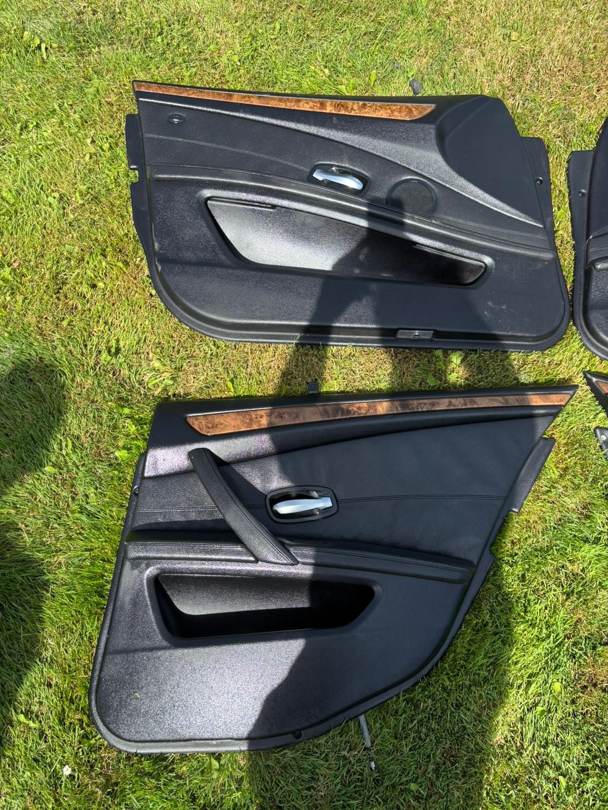Bmw E60 E61 Lift Lci Boczki przod tył pod rolery dekor drewno