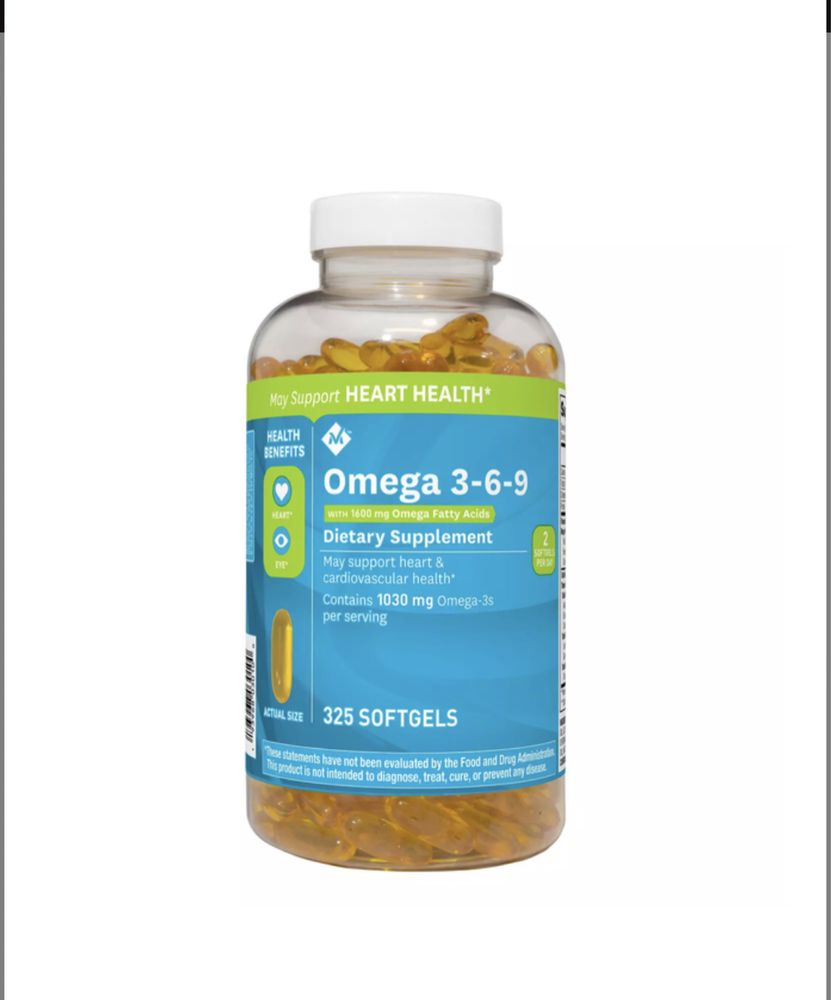 Member's Mark Omega 3-6-9 325 капсул