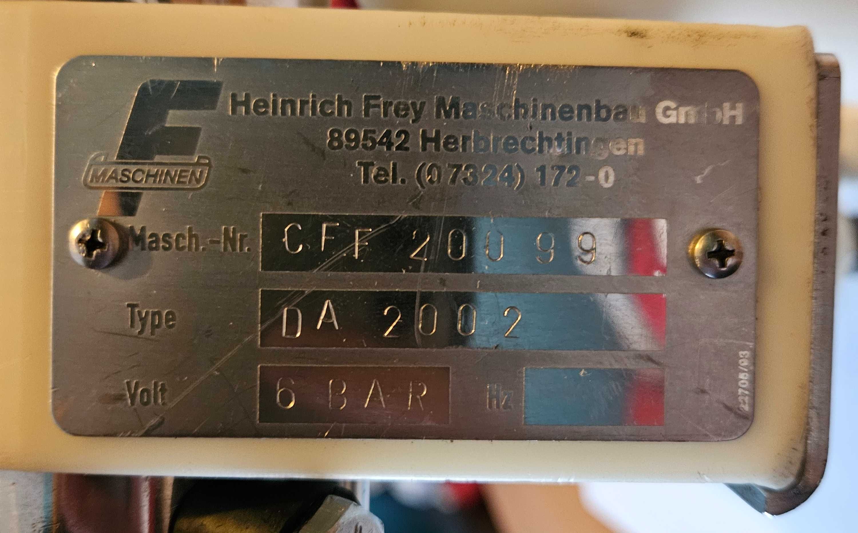 Półautomatyczny nawijak osłonek Heinrich Frey Maschinenbau GmbH