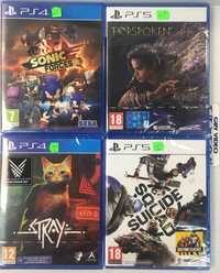 GRY PS4/PS Forspoken  Sonic Forces Stray Legion Samobójców