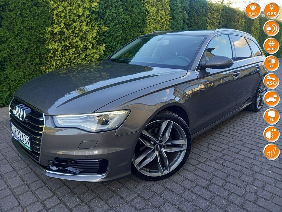 Audi A6 Avant 2.0Tdi Ultra 6-Biegów 2xLedy Bi-Xenony Skóry Duża Navi Kamera Zadbany