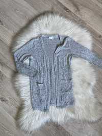 Sweter kardigan basic needs 122-128 szary.