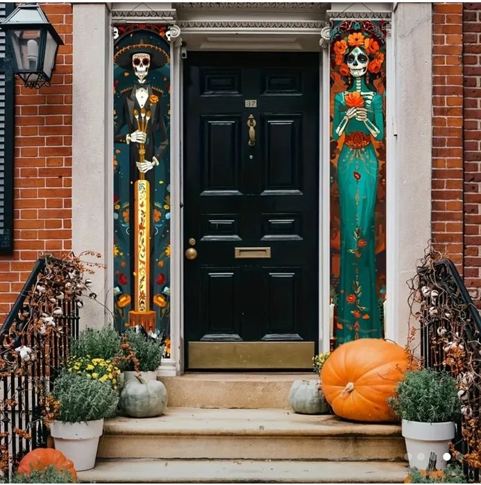 Хеллоуїн банер на двері прикраса