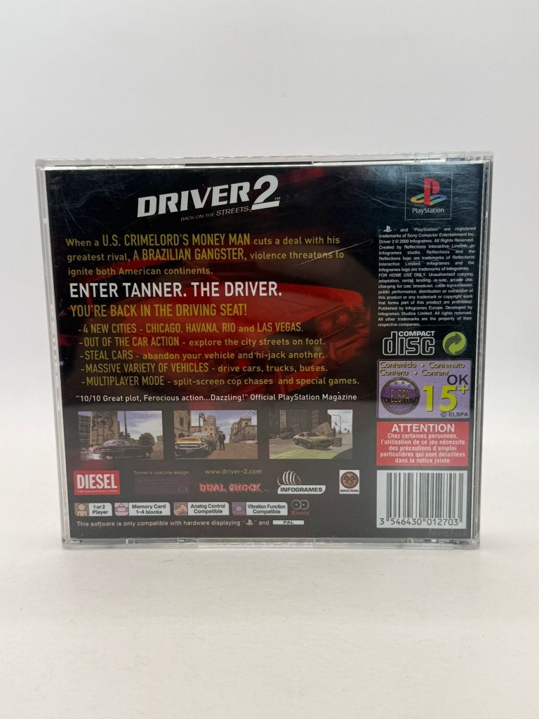 Driver 2 3xA Ps1 nr 5522