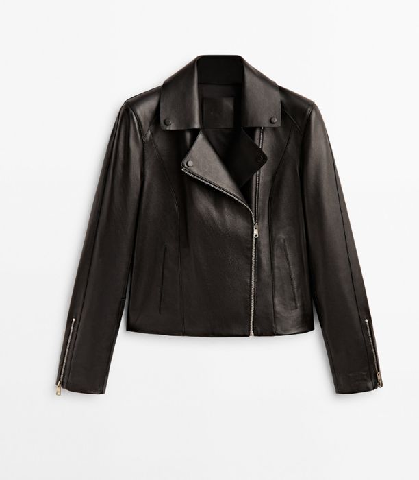 Massimo dutti kurtka skorzana