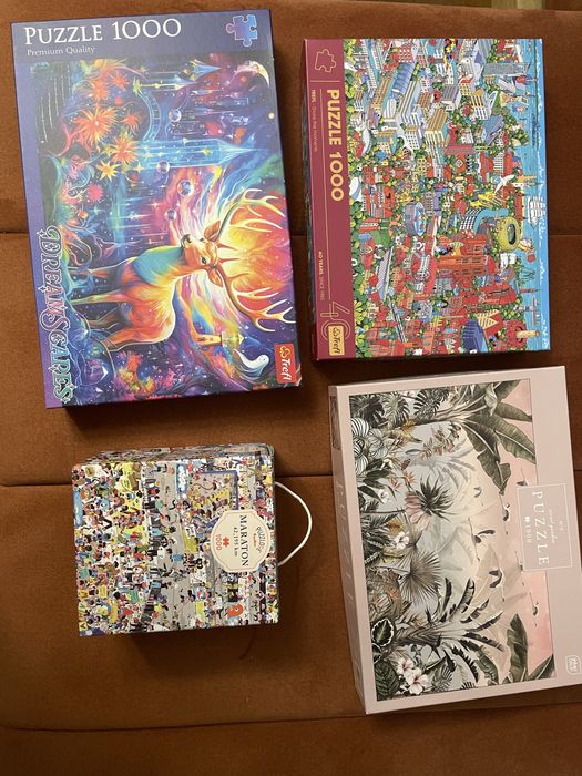 Puzzle 4x1000 elementow