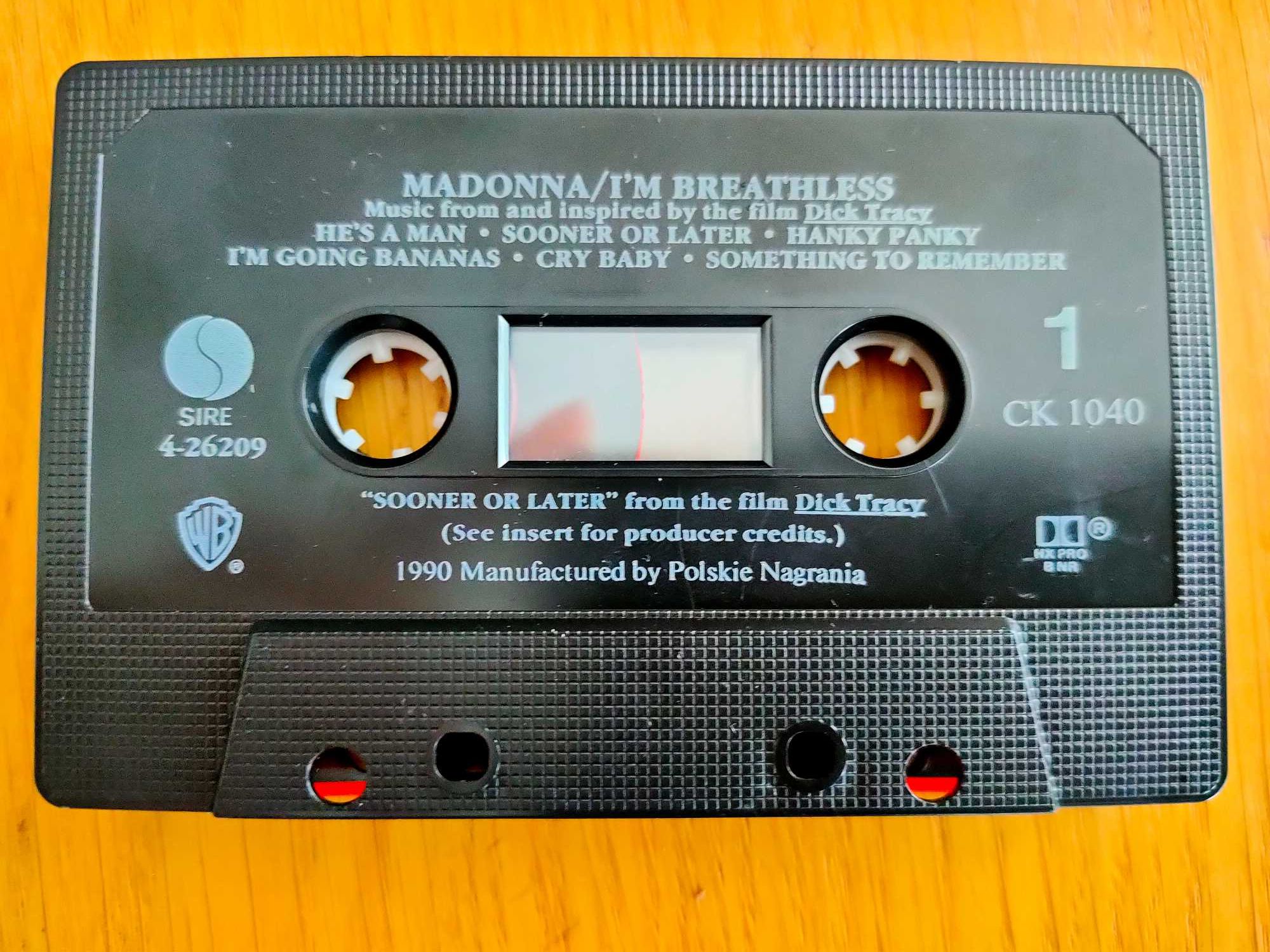 I am breathless Madonna - kaseta audio