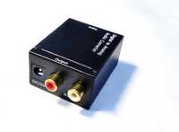 Конвертер ЦАП  S/PDIF Оптичний Toslink, Coaxial > RCA цифра-аналог