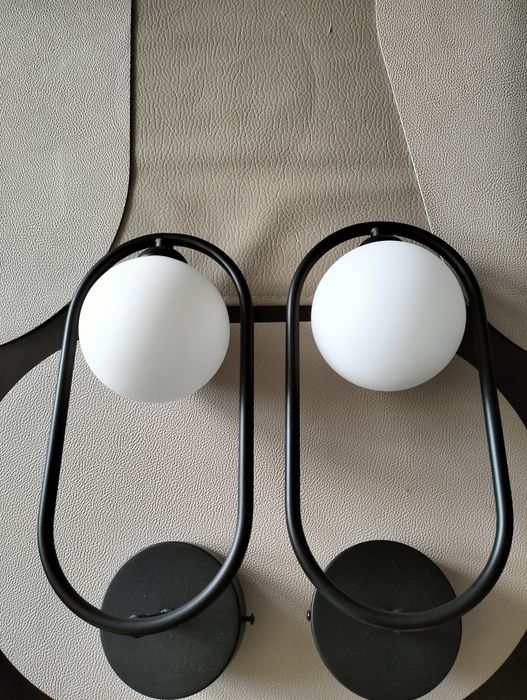 Kinkiet Lupus czarny