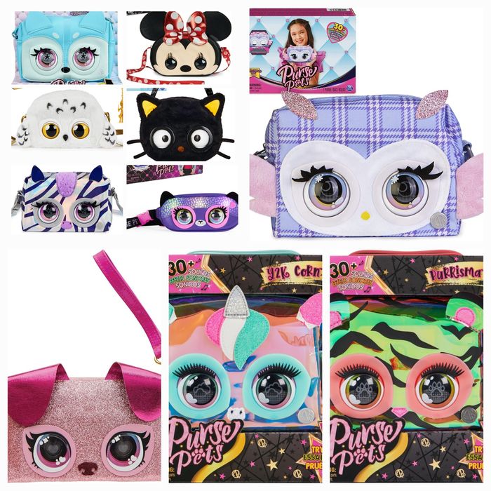 Новинка Интерактивная сумочка Purse pets кросбоди