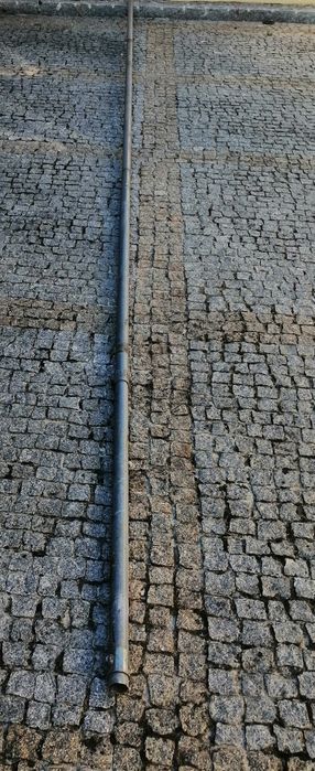 Tubo galvanizado 6,04 metros e 4cm diâmetro