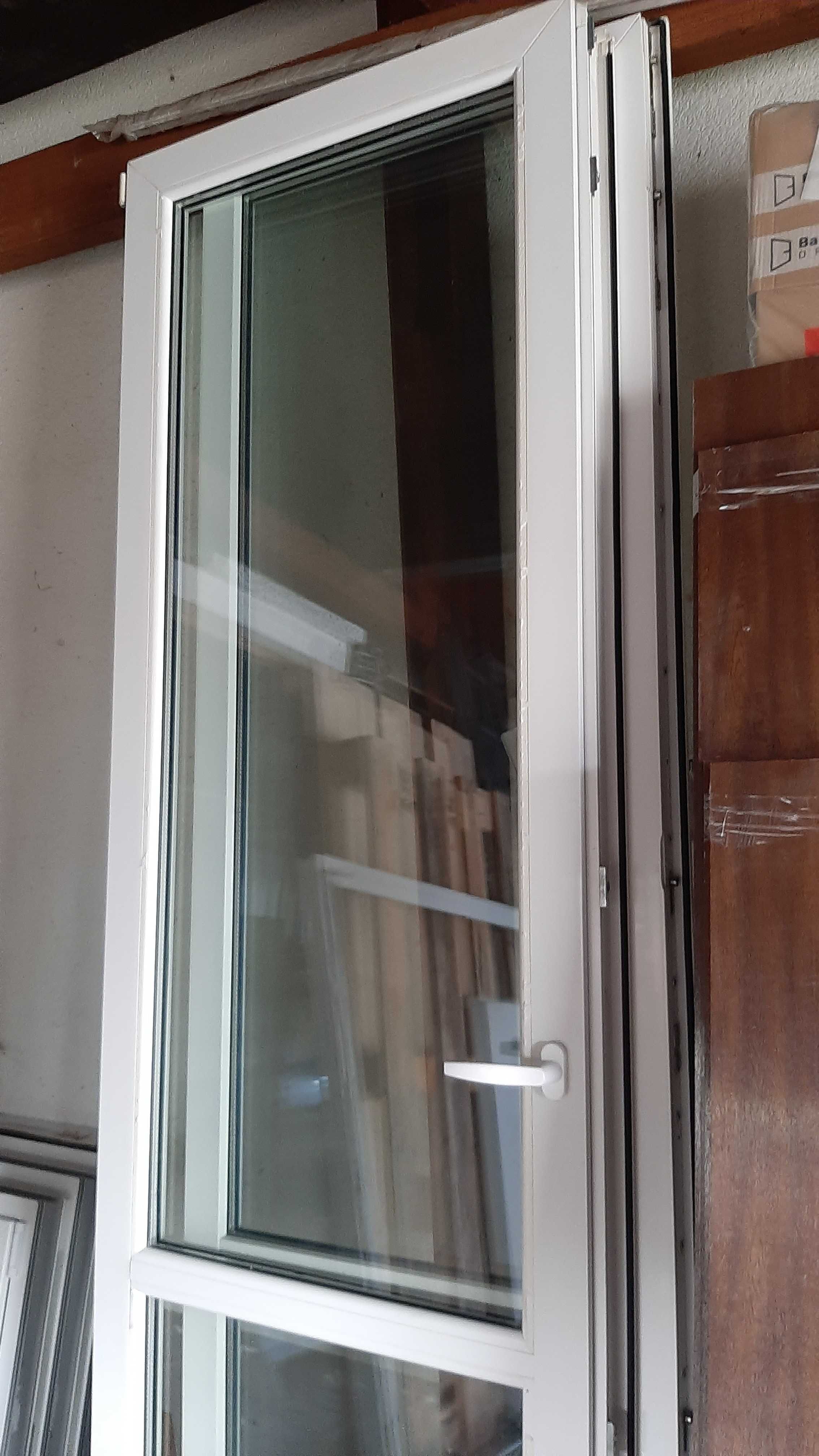 Okno pcv, drzwi balkonowe  154x249