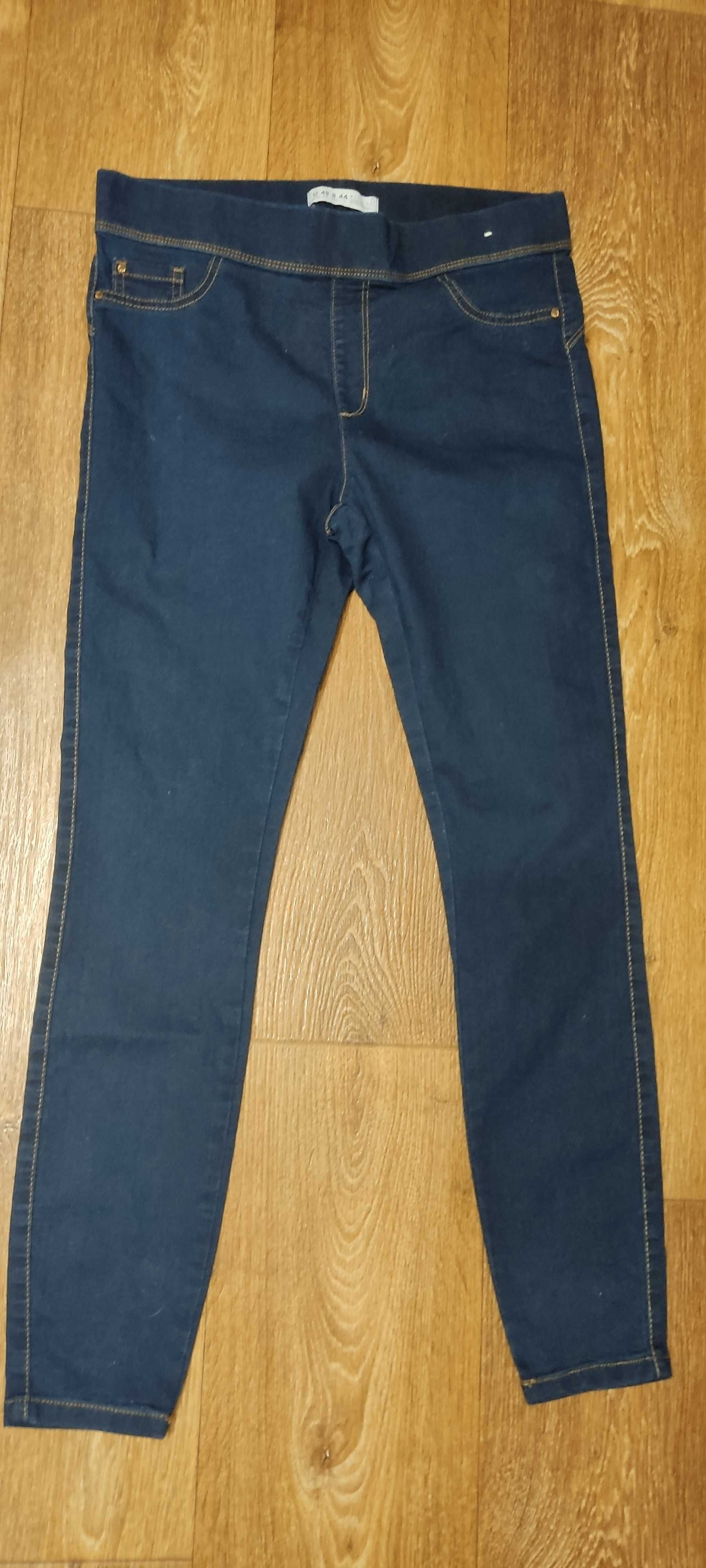 Легінси жіночі (джеггінси, тоненькі джинси) стрейч темно сині
