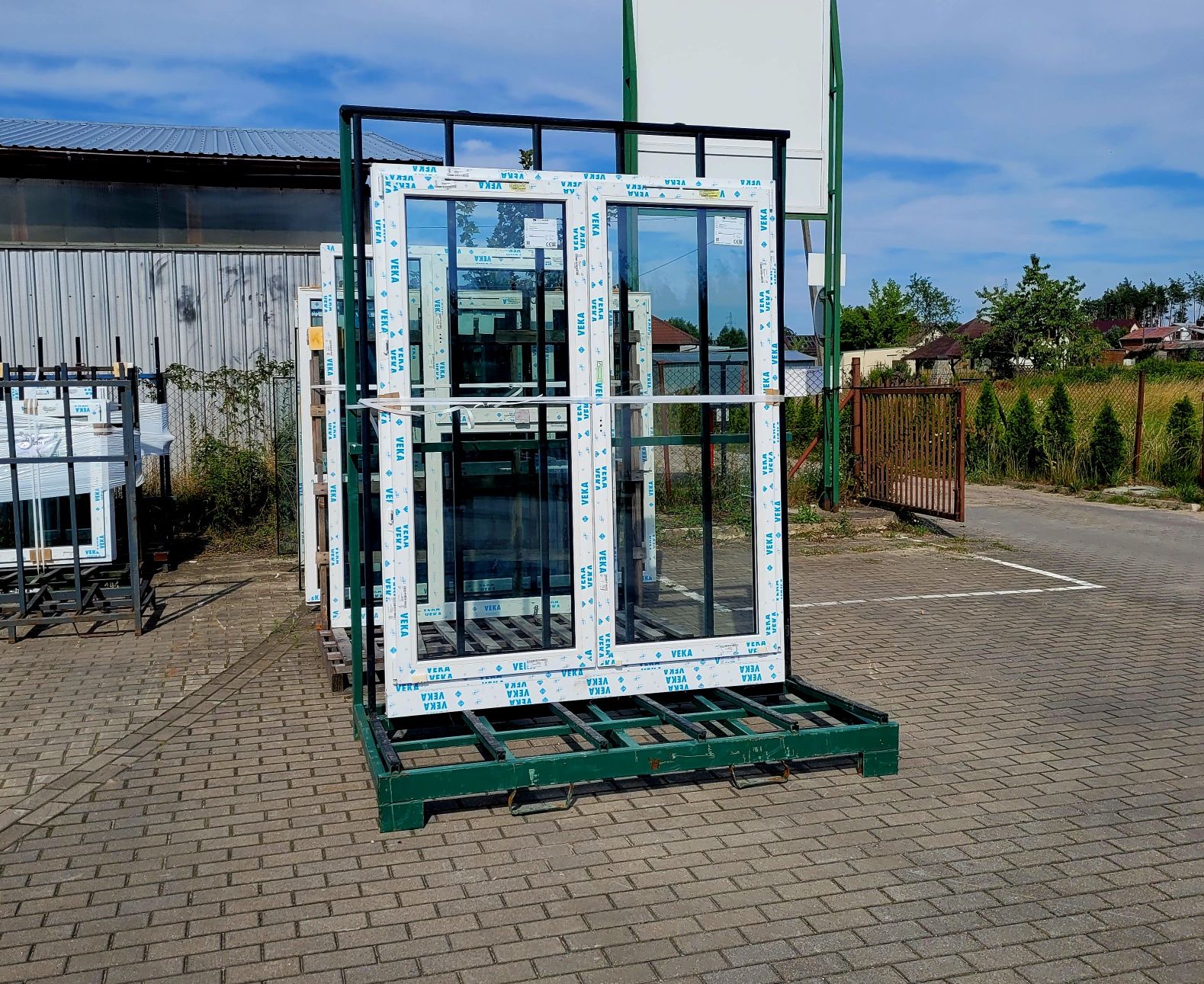 Okno NOWE VEKA SL82 Ciemnoszary Antracyt