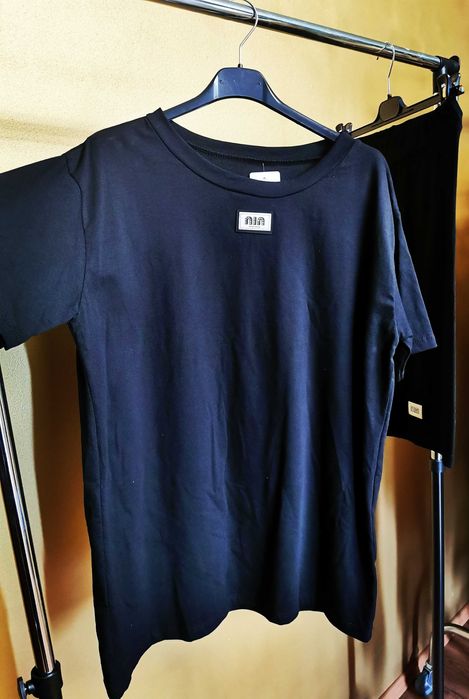 Komplet bluzka koszulka t-shirt + spodenkami kolarki ELASTYCZNY