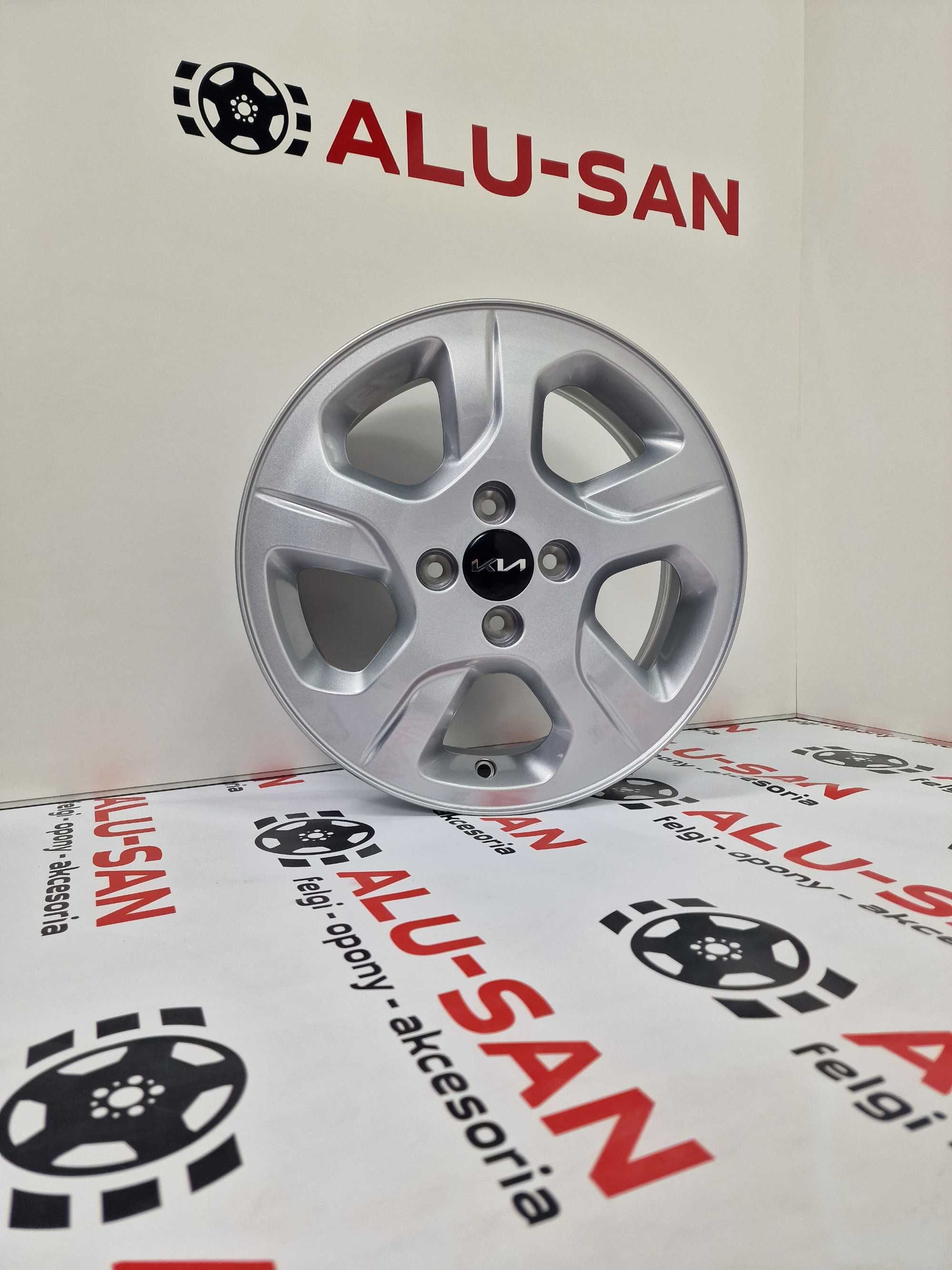 NOWE alufelgi KIA 15" 4x100 PICANTO RIO SHUMA STONIC Srebrne