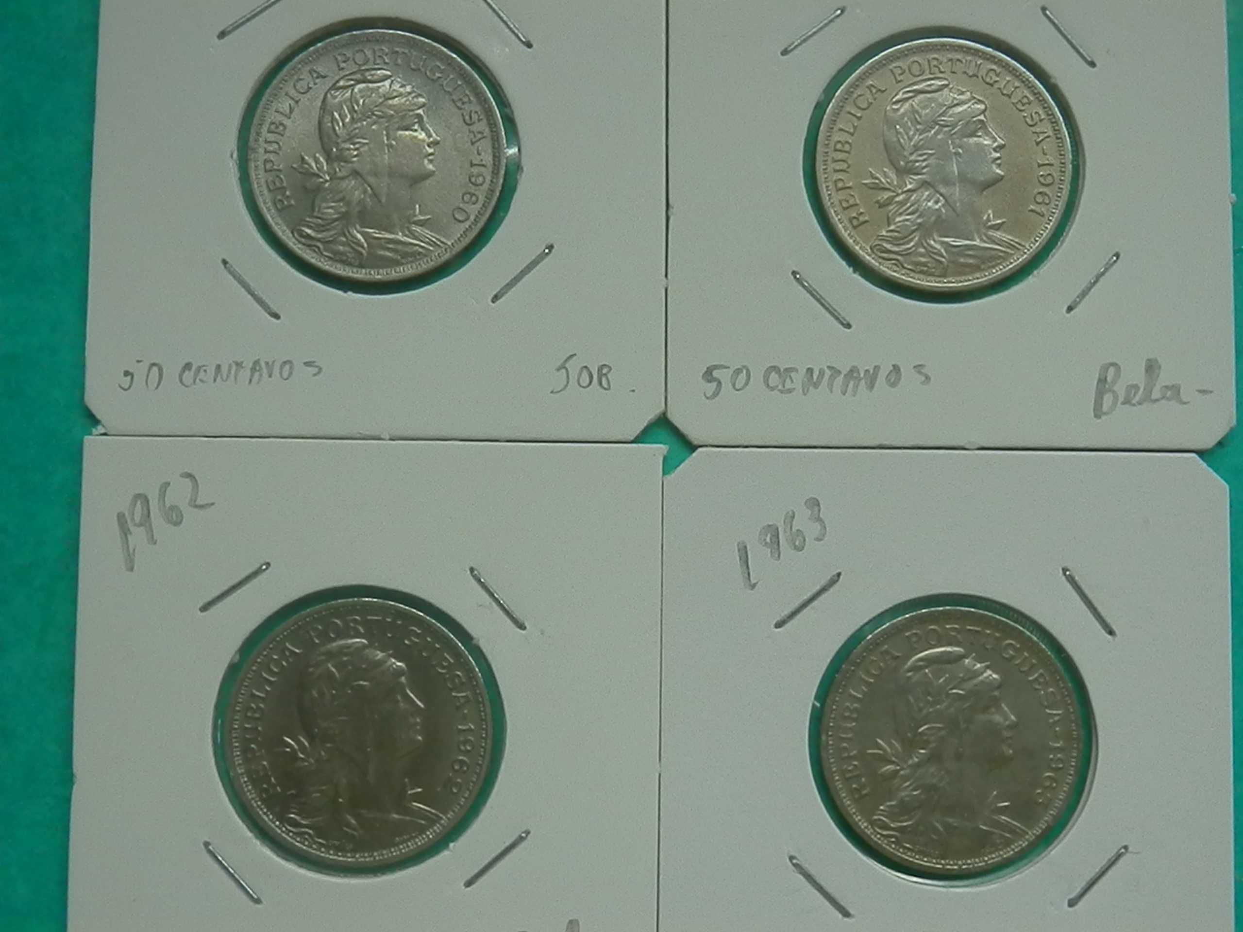 1049 - República: Coleção 50 centavos 1927 a 1968 alpaca, por 24,00