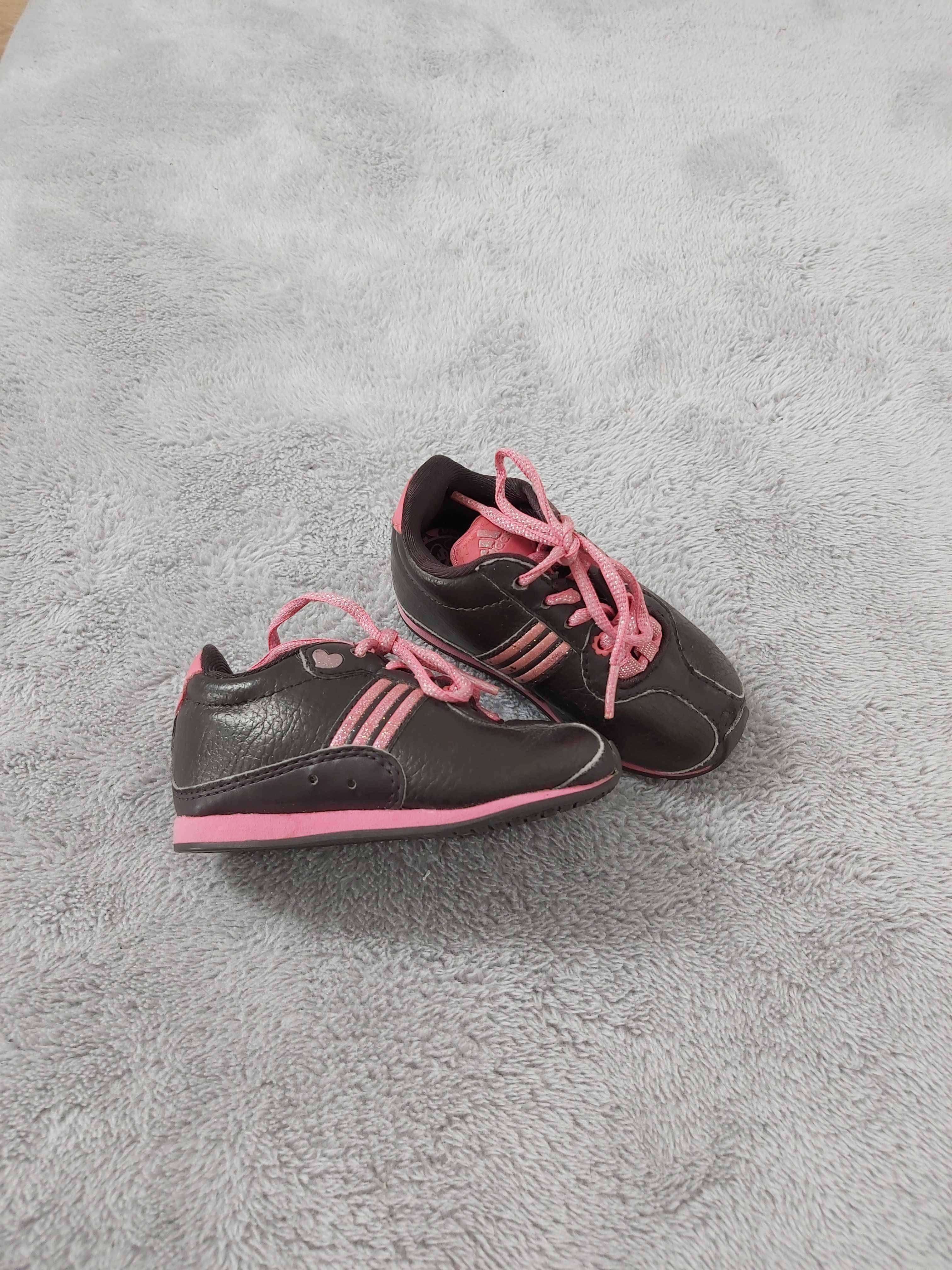 ADIDAS Sportowe skórzane buty r.20