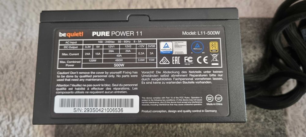 Zasilacz BE QUIET! Pure Power 11 500W