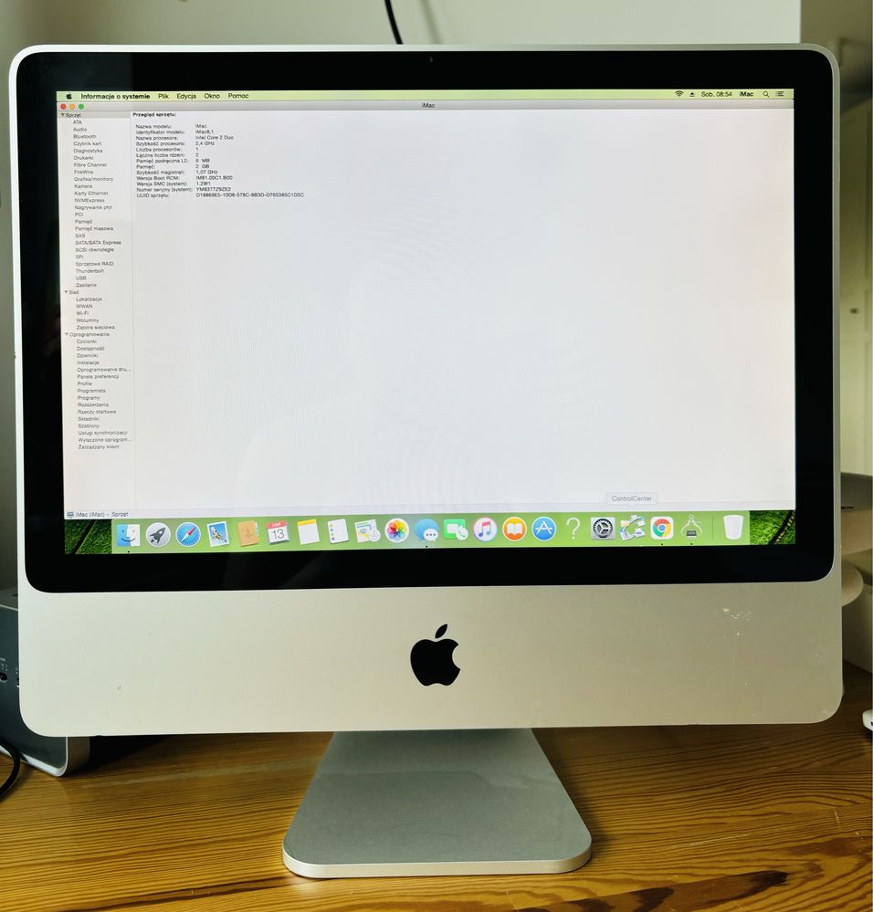 iMac 20 cali, 2,4 GHz Intel Core 2 Duo