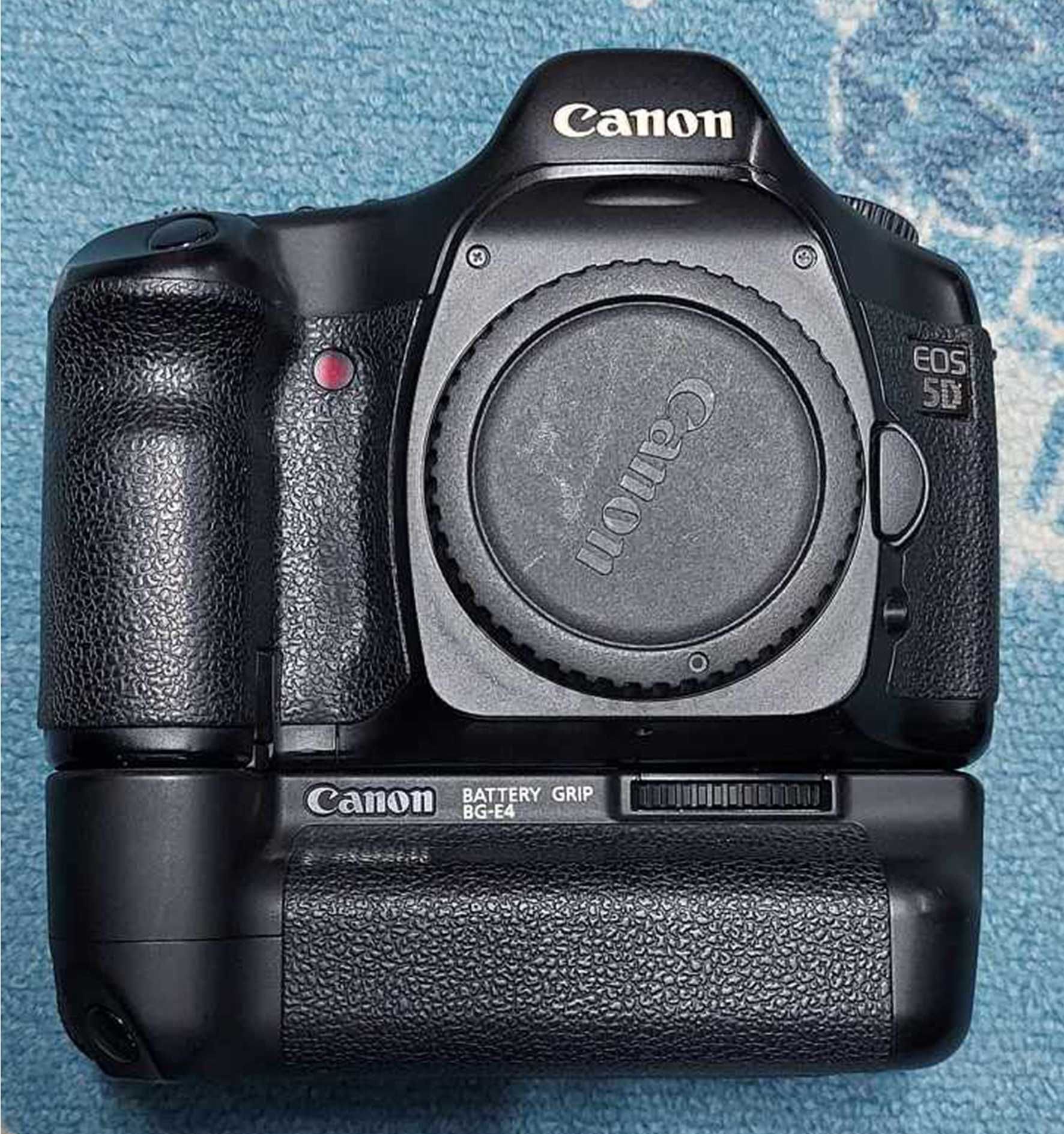 Canon EOS 5D BODY+Canon BG-E4 - jak nowy - CZARNY ORZEŁ !!!