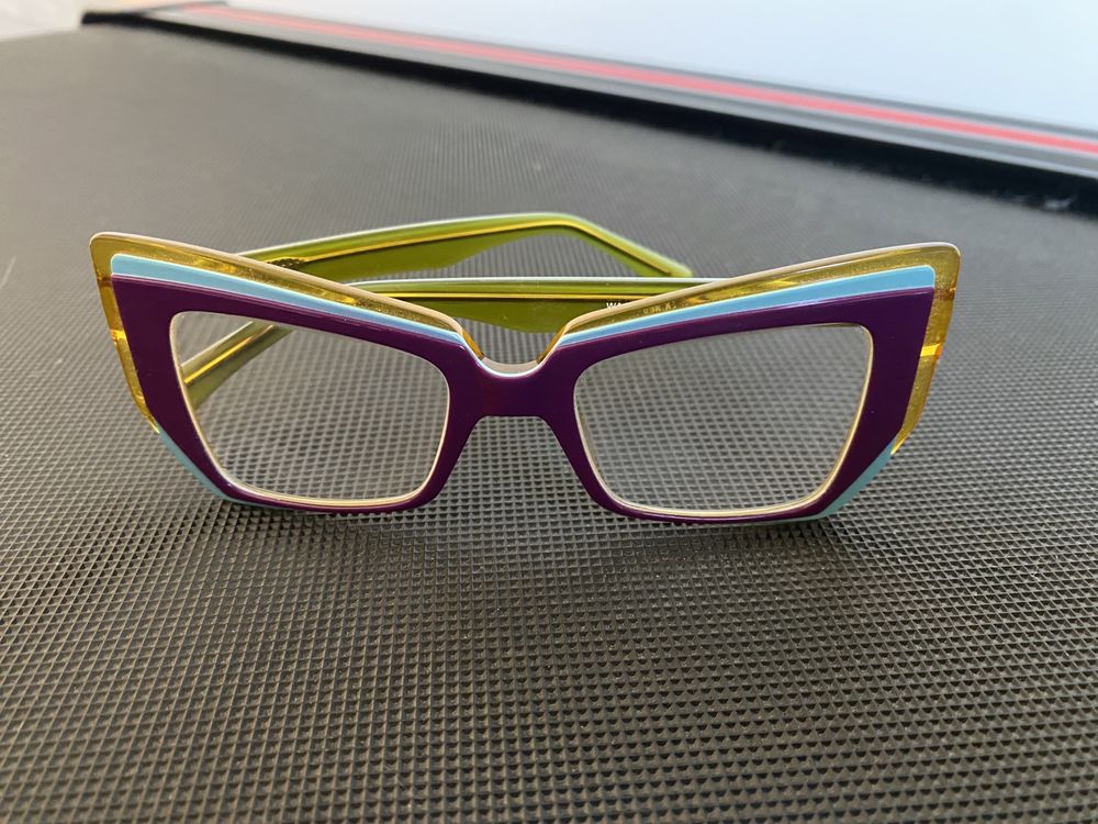 Okulary korekcyjne do czytania +2,5 kolorowe oprawki