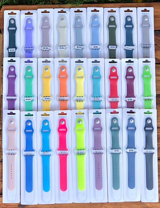 Силіконовий ремінець браслет для на Apple Watch на всі моделі