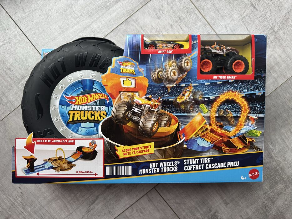 Hot Wheels Monster Truck Opona Kaskaderska Arena