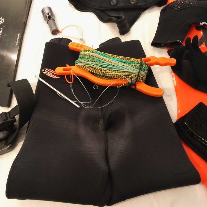 Conjunto completo para pesca submarina