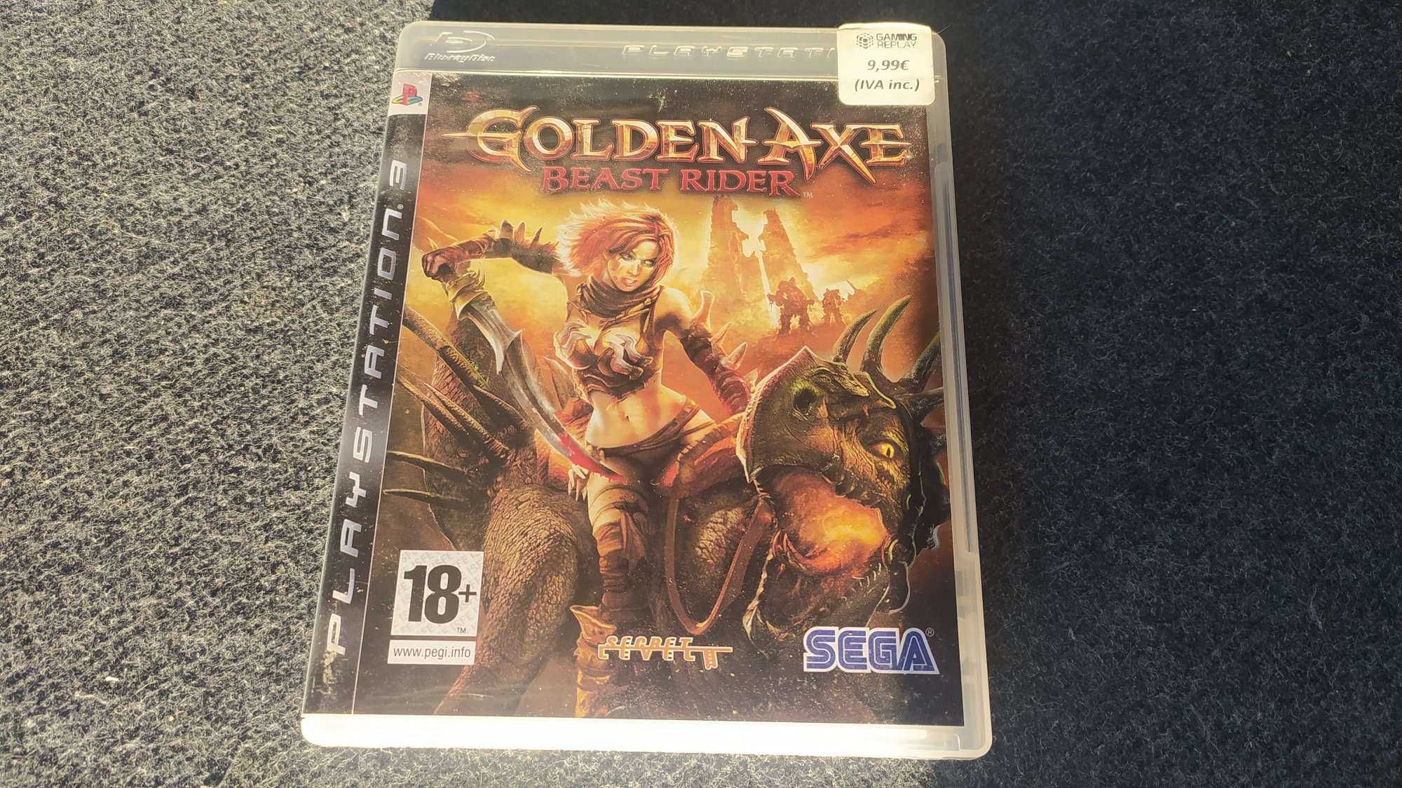 Playstation 3 - Golden Axe Beast Rider completo com manual