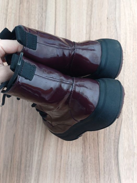 ZARA демі черевики лакові ботинки чоботи на дівчинку 32-33р