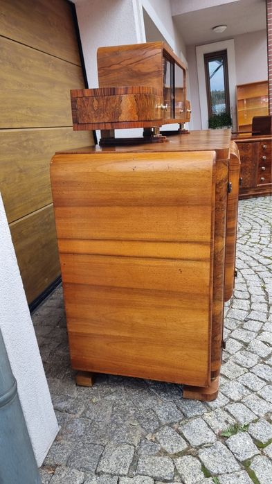 Bufet Orzechowy Art Déco Lata 30te XXw Kraków Design