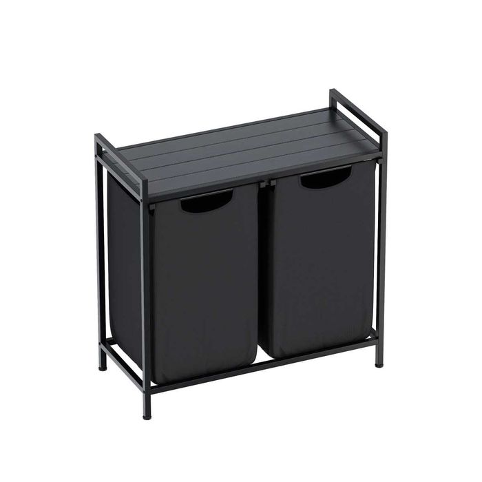 Kosz Na Pranie Dwukomorowy Tidy 2.0
